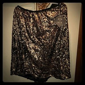 Sequin skirt